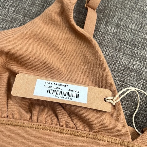 Skims Cotton Jersey Triangle Bralette - Picture 4 of 7